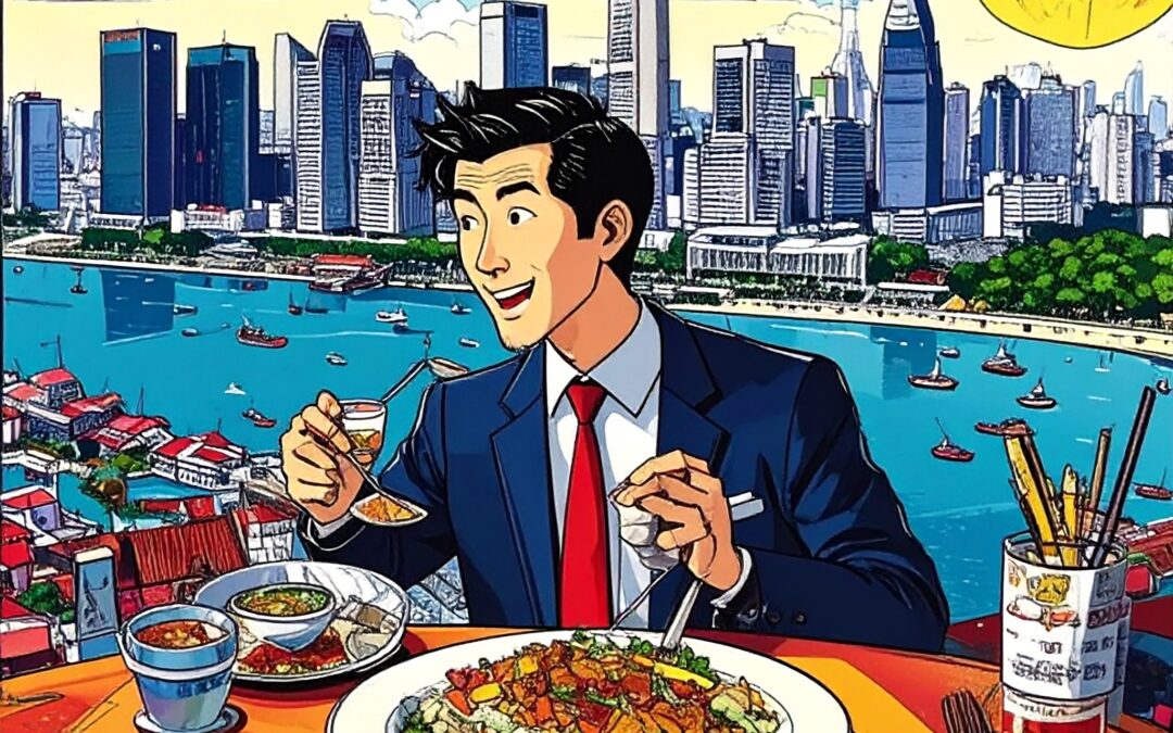 在新加坡每周外食5次=在日本每天外食?