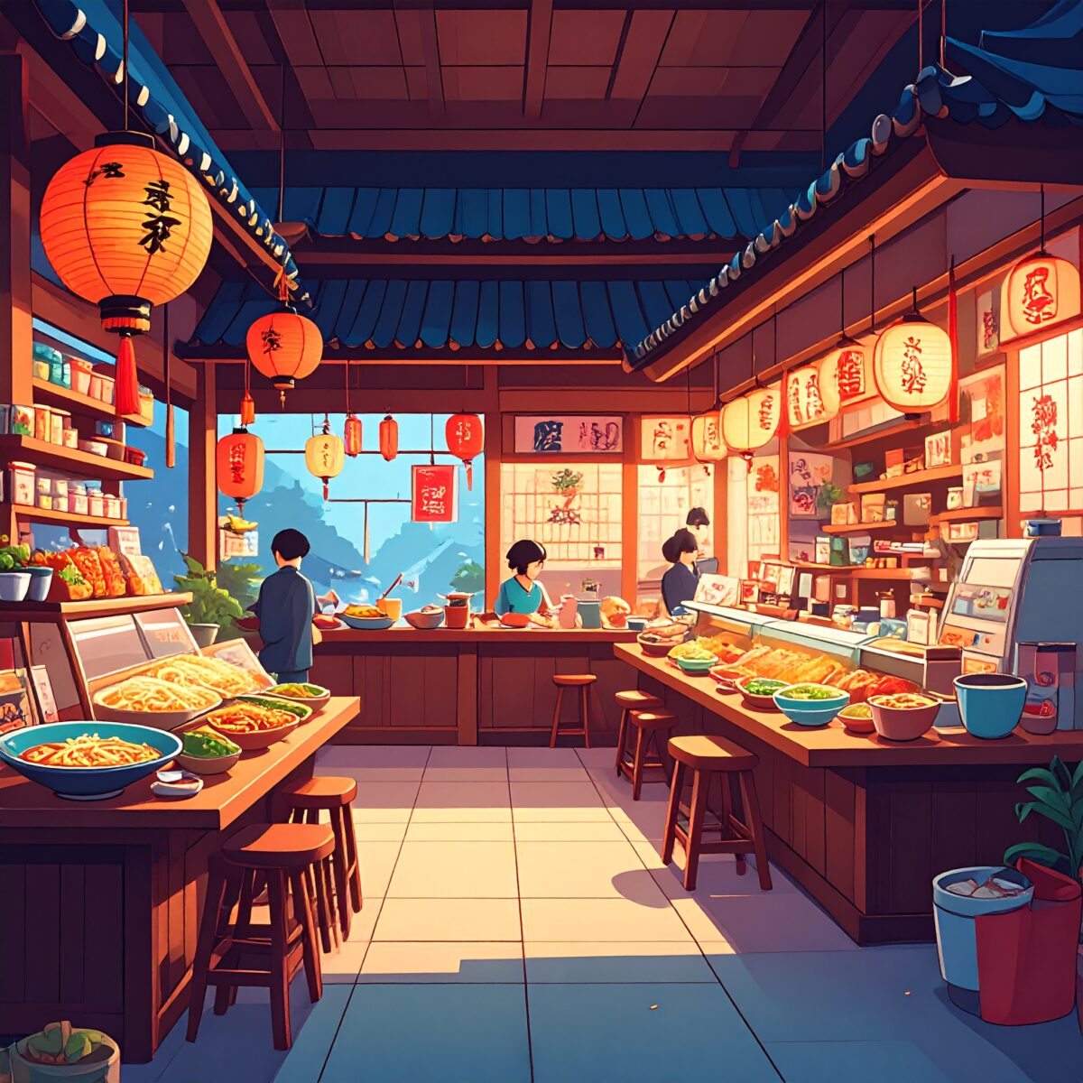 拉面店的吧台是一座舞台 —— 日式服务与空间美学
