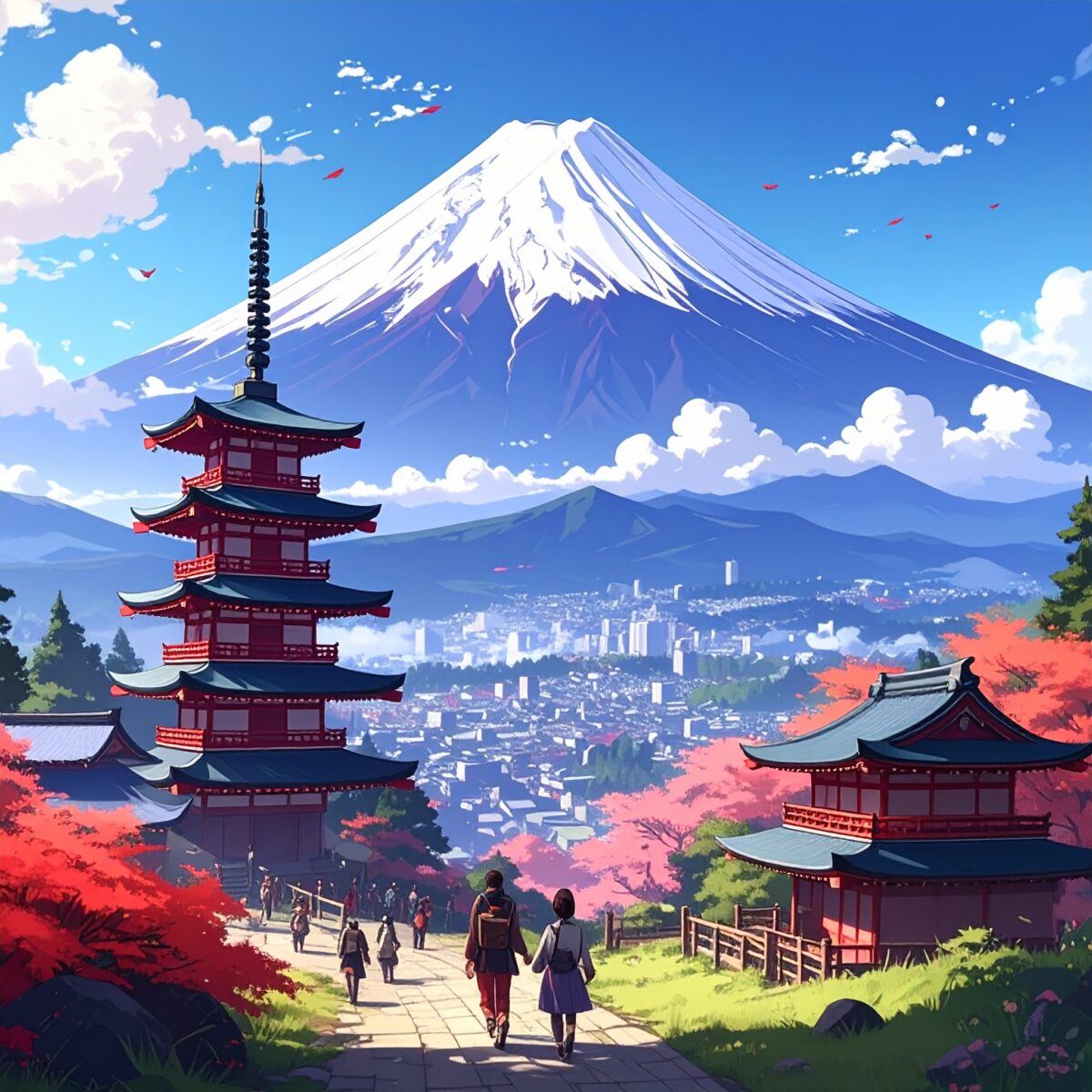 风景中的权威 —— 富士山与城堡呈现的日本精神