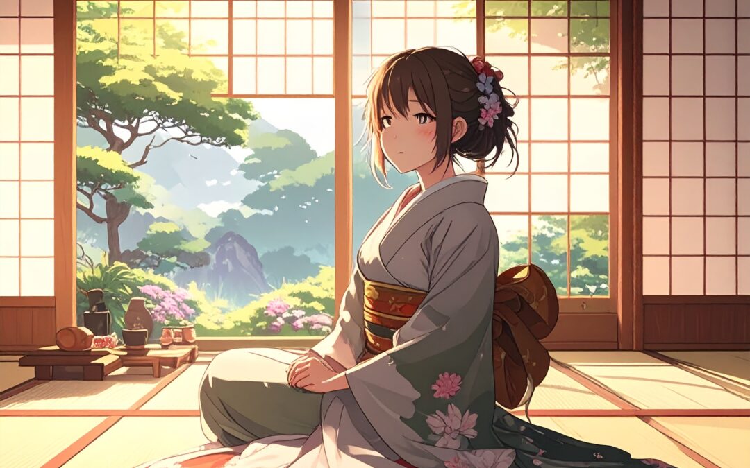 躺在榻榻米上的午后时光