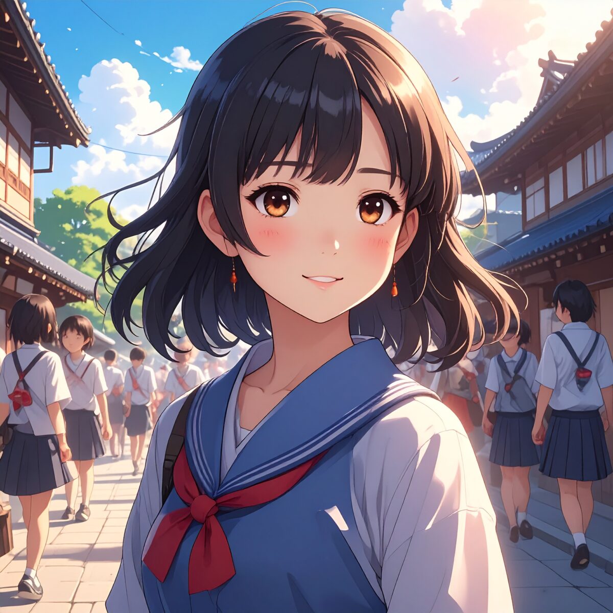 日本女高中生身上那套标准制服,不只是冰冷的校规之物