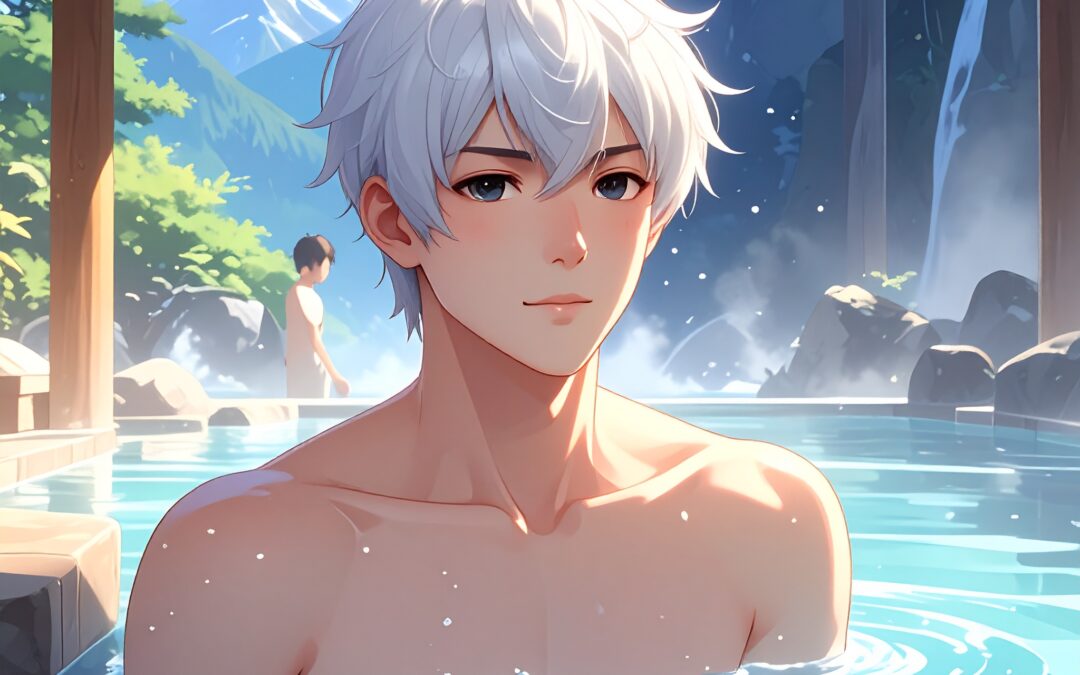 在温泉中学习“赤裸的交流”