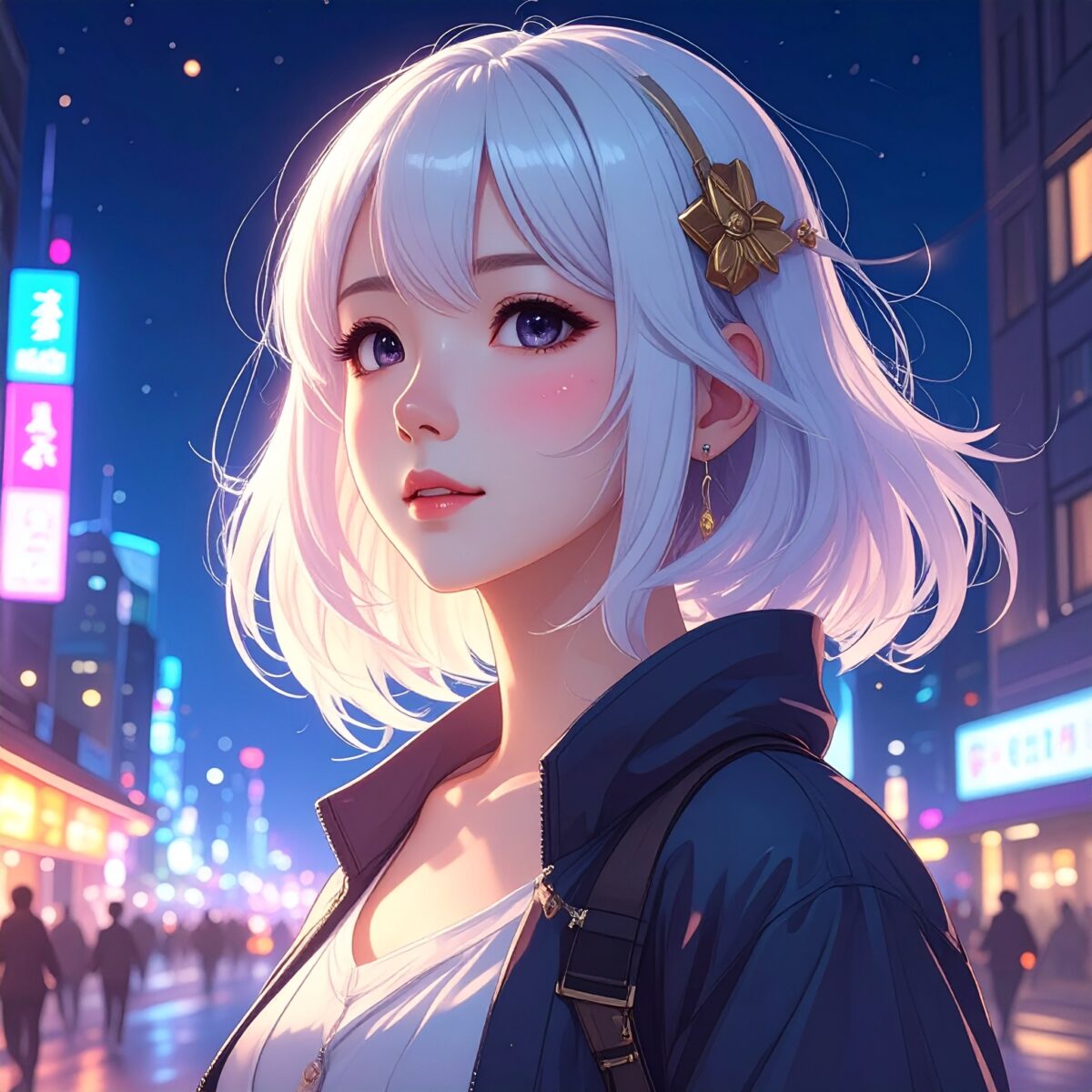 点亮传统日本蜡烛之夜