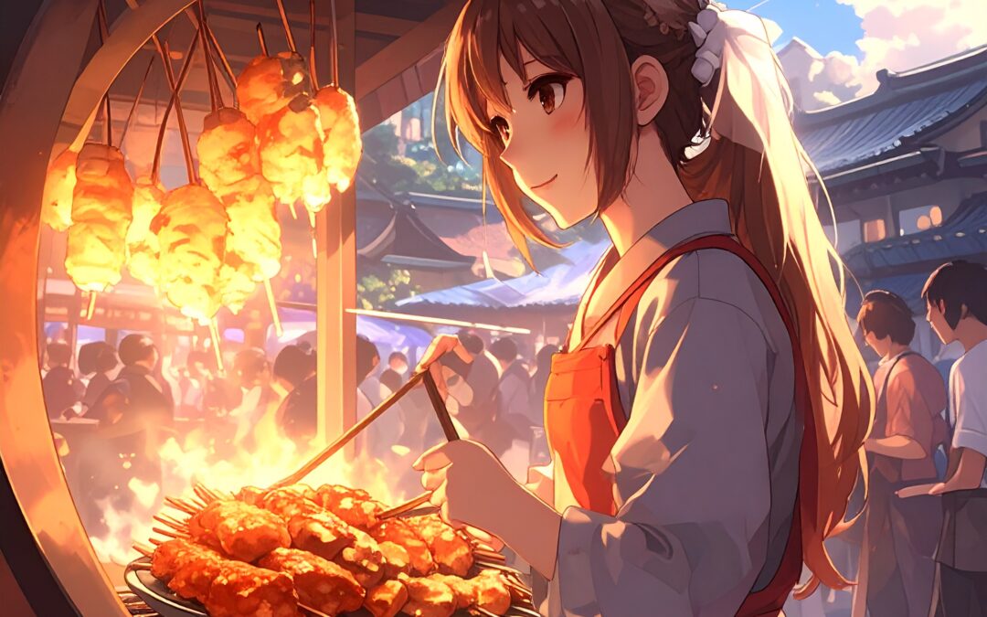 日本居酒屋的烤鸡皮太好吃了，一个人点了三盘