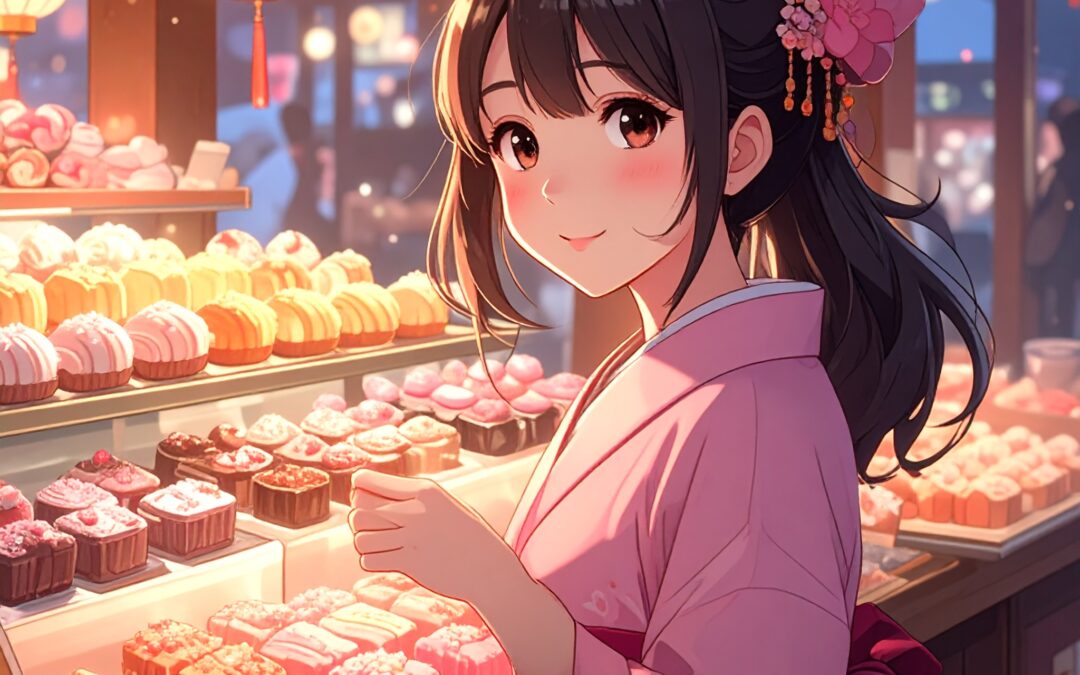 试着猜猜和菓子的名字