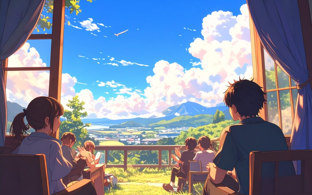 在旅途中参加小镇的绘本朗读会