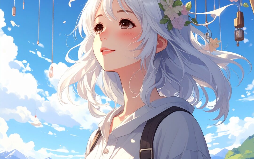 在风铃声中度过的夏日午后